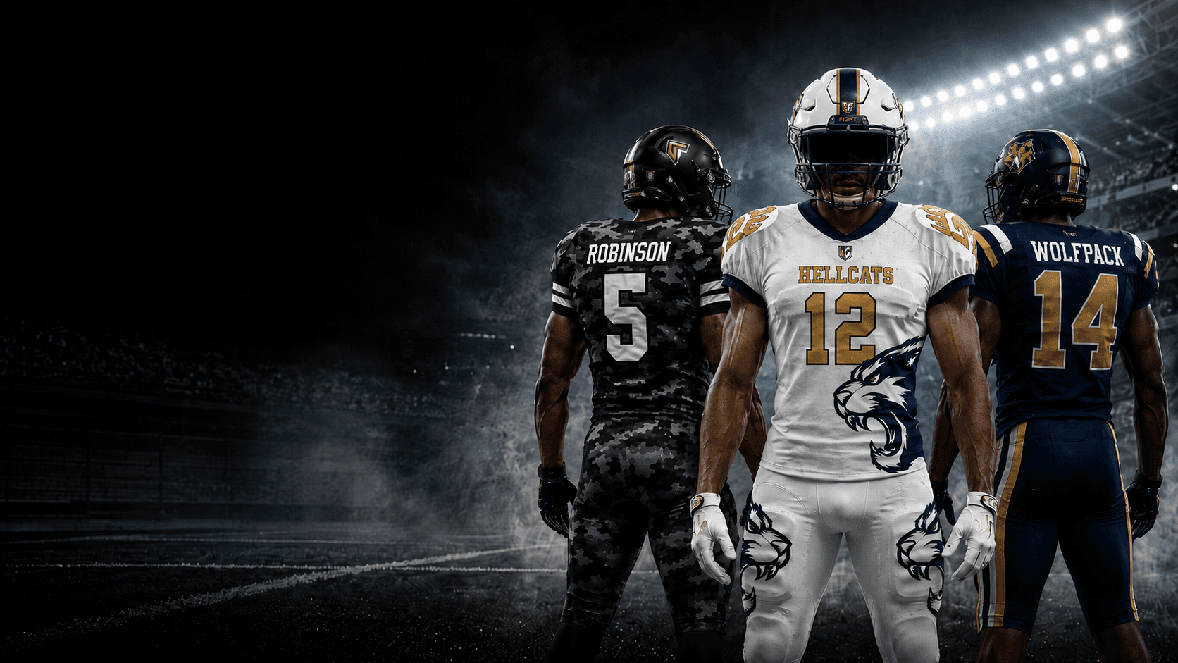 GridForge custom football uniforms